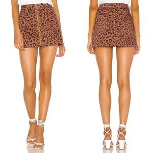 We The Free leopard print Skirt